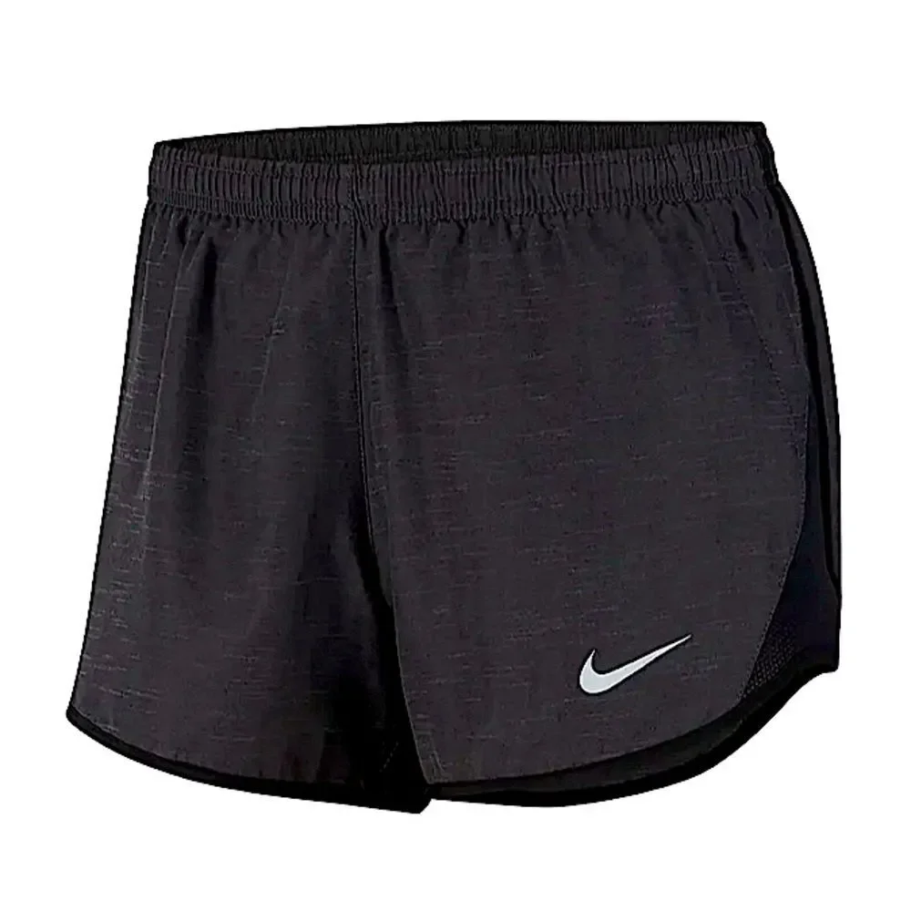 Nike DRI-FIT Thunder Grey & Black 3” Running Shorts Size XS